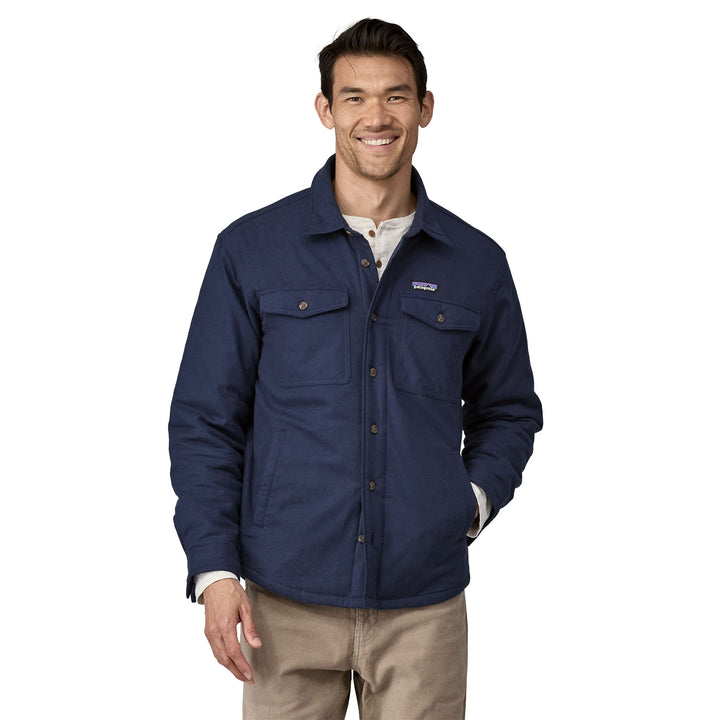 M's Lw Insulated Fjord Flannel Shirt New Navy