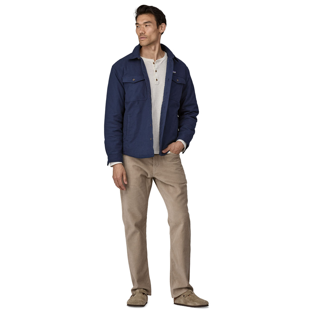 M's Lw Insulated Fjord Flannel Shirt New Navy