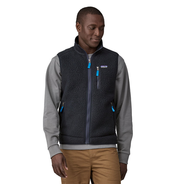 M's Retro Pile Vest Pitch Blue W/Endless Blue