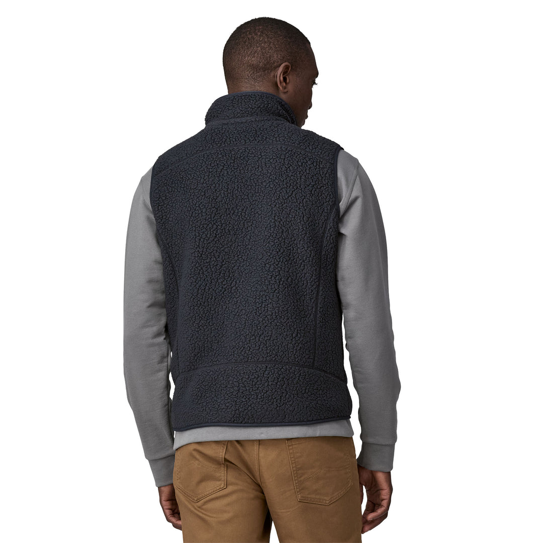 M's Retro Pile Vest Pitch Blue W/Endless Blue