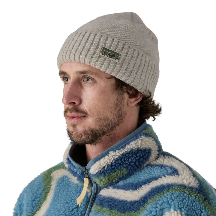 Brodeo Beanie Og Legacy Label: Crisp Grey