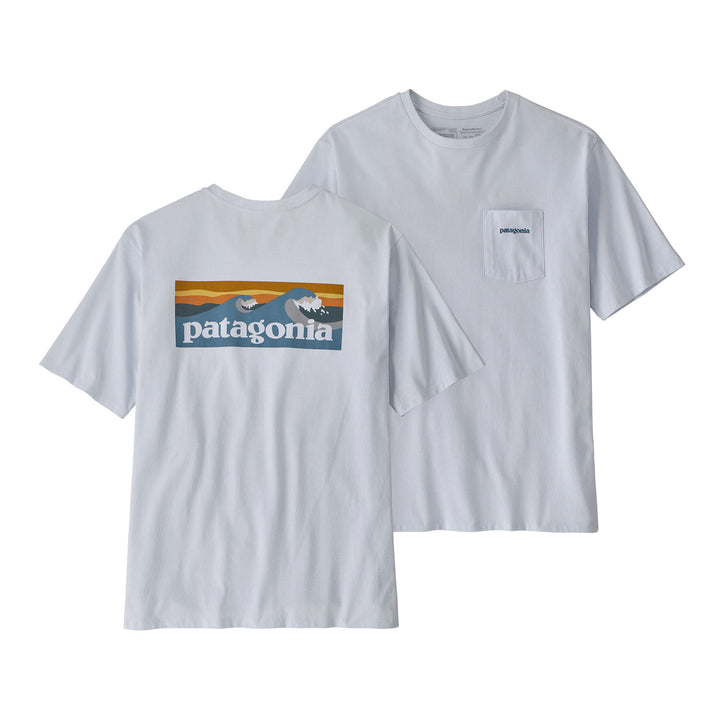 M's Boardshort Logo Pocket Responsibili-tee White - The Road 1380