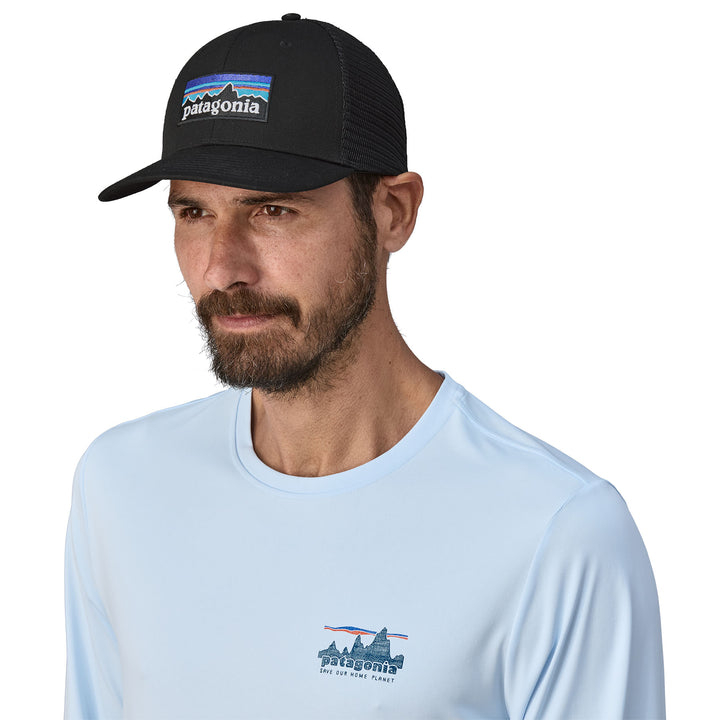 P-6 Logo Trucker Hat Black - The Road 1380