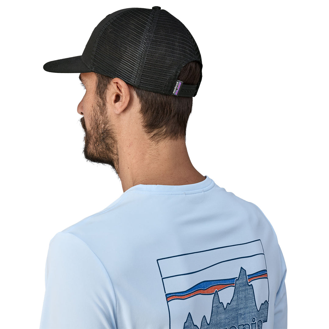 P-6 Logo Trucker Hat Black - The Road 1380