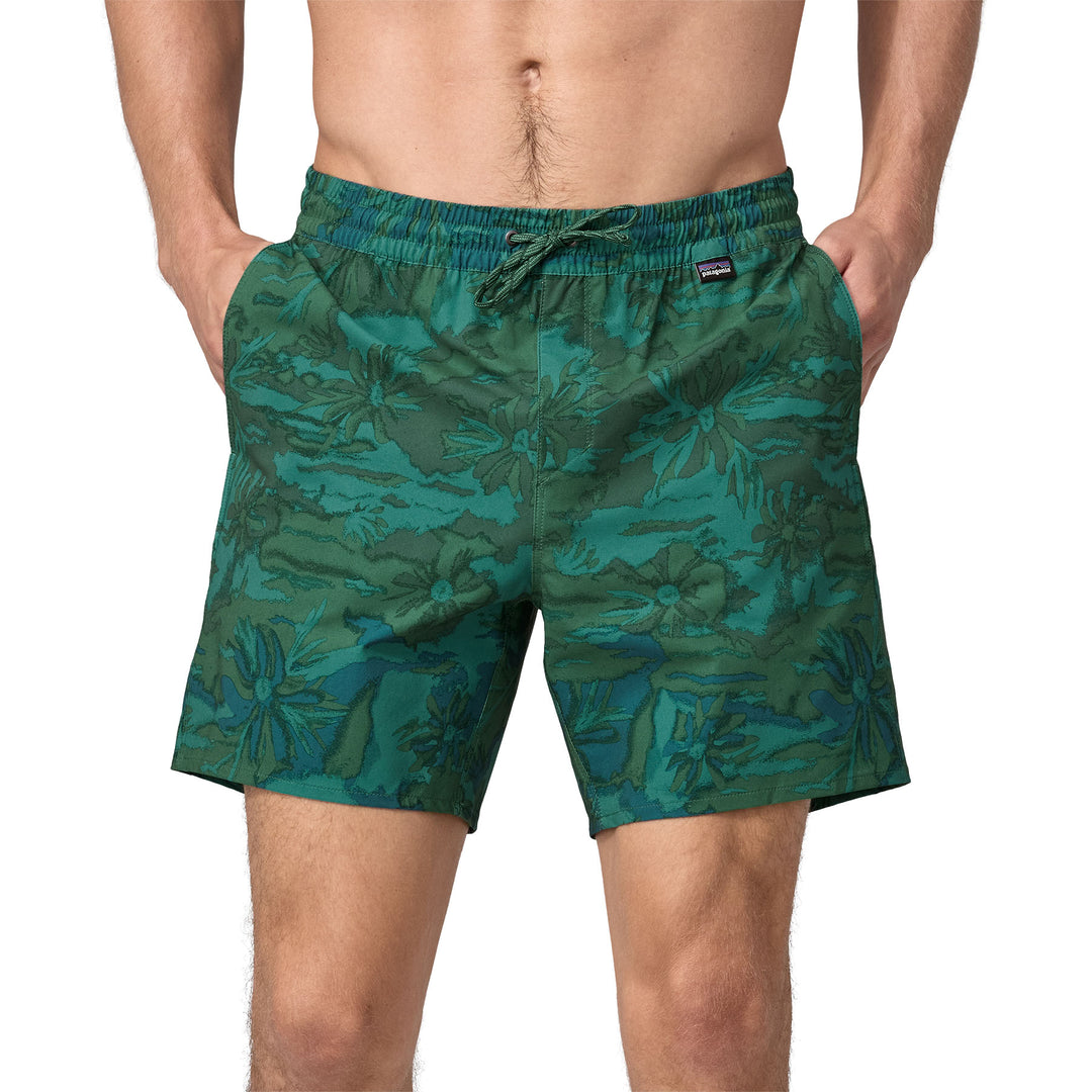 M's Hydropeak Volley Shorts - 16 In. Cliffs And Coves: Conifer Green