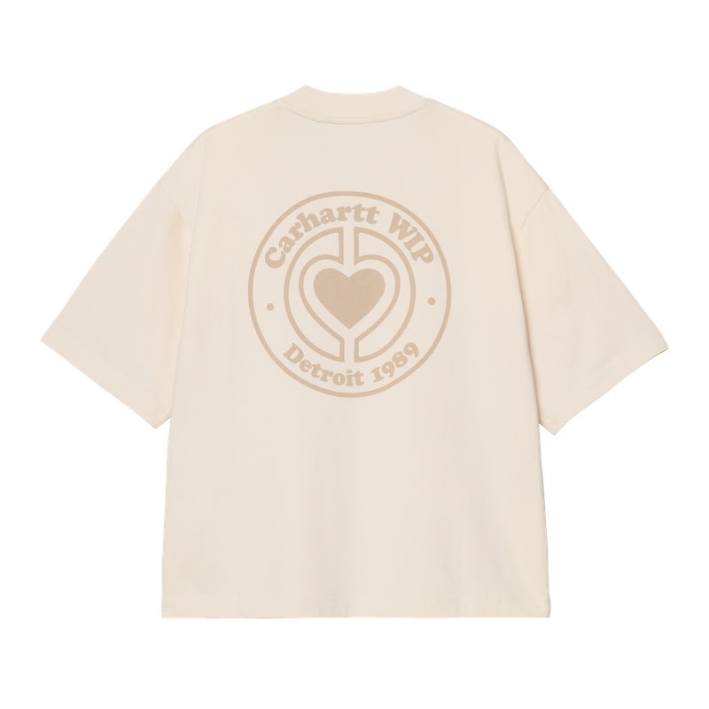 W' S/S Modality T-shirt Salt / Stone Dyed