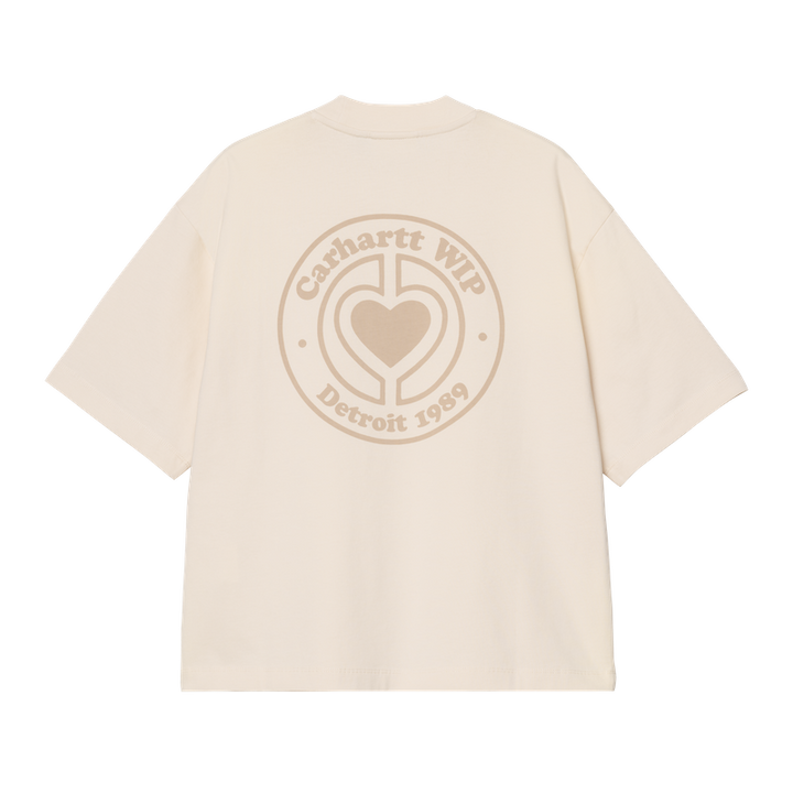 W' S/S Modality T-shirt Salt / Stone Dyed