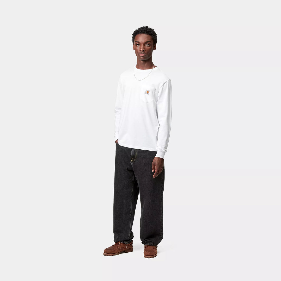 Aaron Pant Black Stone Washed
