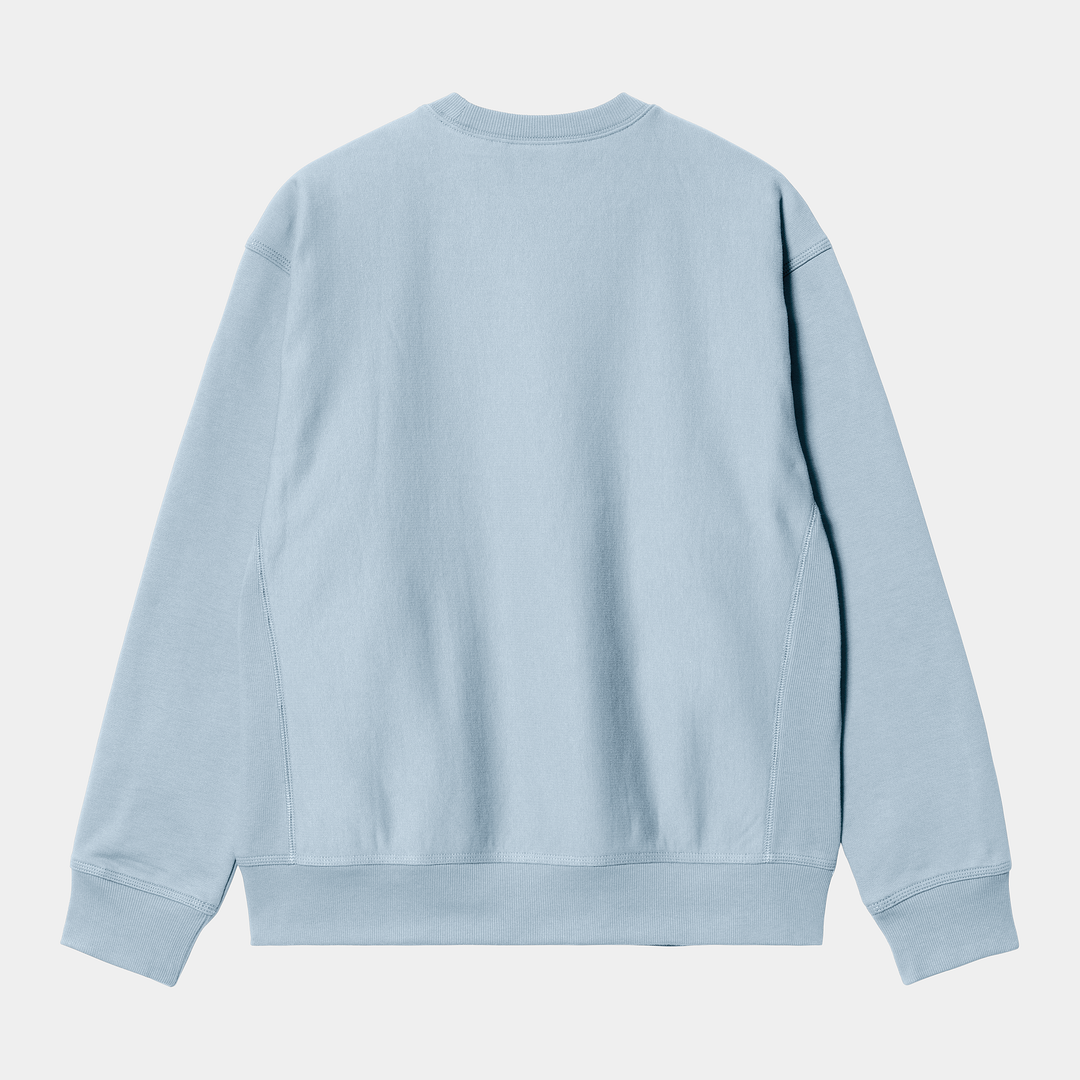 American Script Sweat Frosted Blue / ---