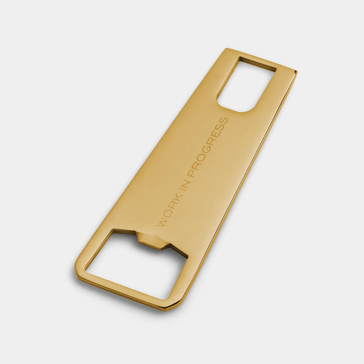 Zip Bottle Opener Gold