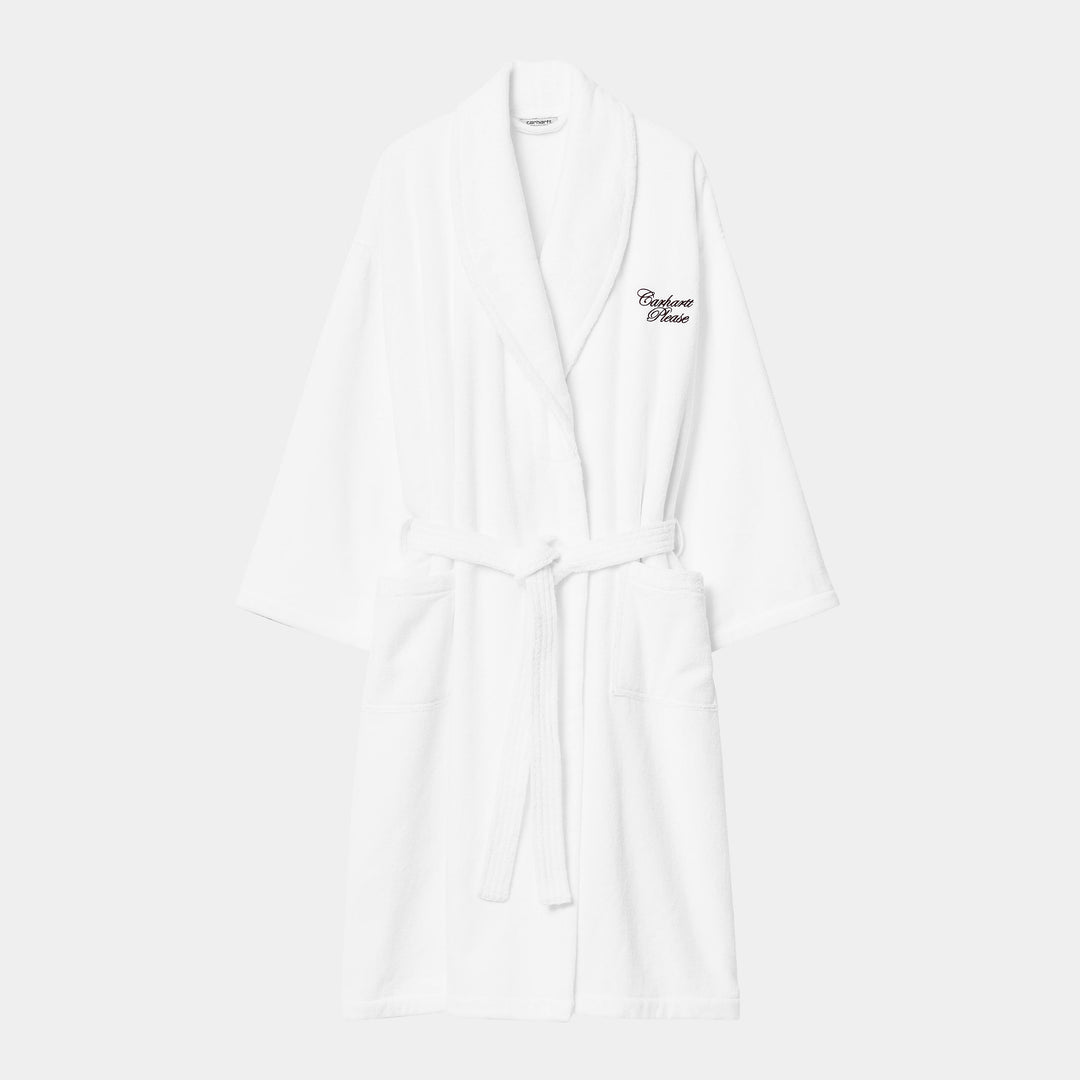 Carhartt Please Bathrobe White / Bordeaux / ---