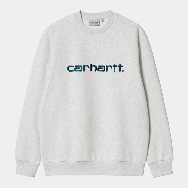 Carhartt Sweat Ash Heather / Duck Blue