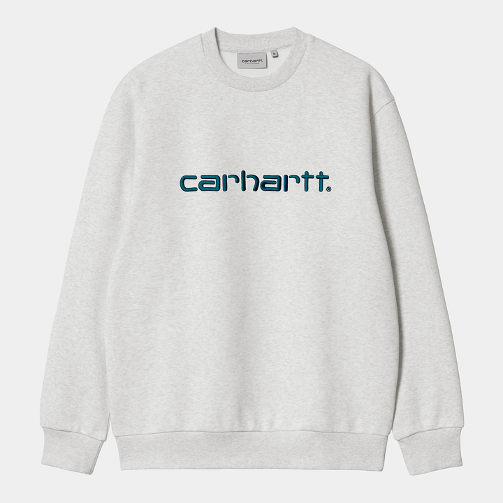 Carhartt Sweat Ash Heather / Duck Blue