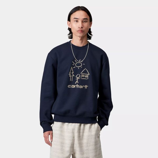 Masterpiece Sweat Air Force Blue / Dusty H Brown