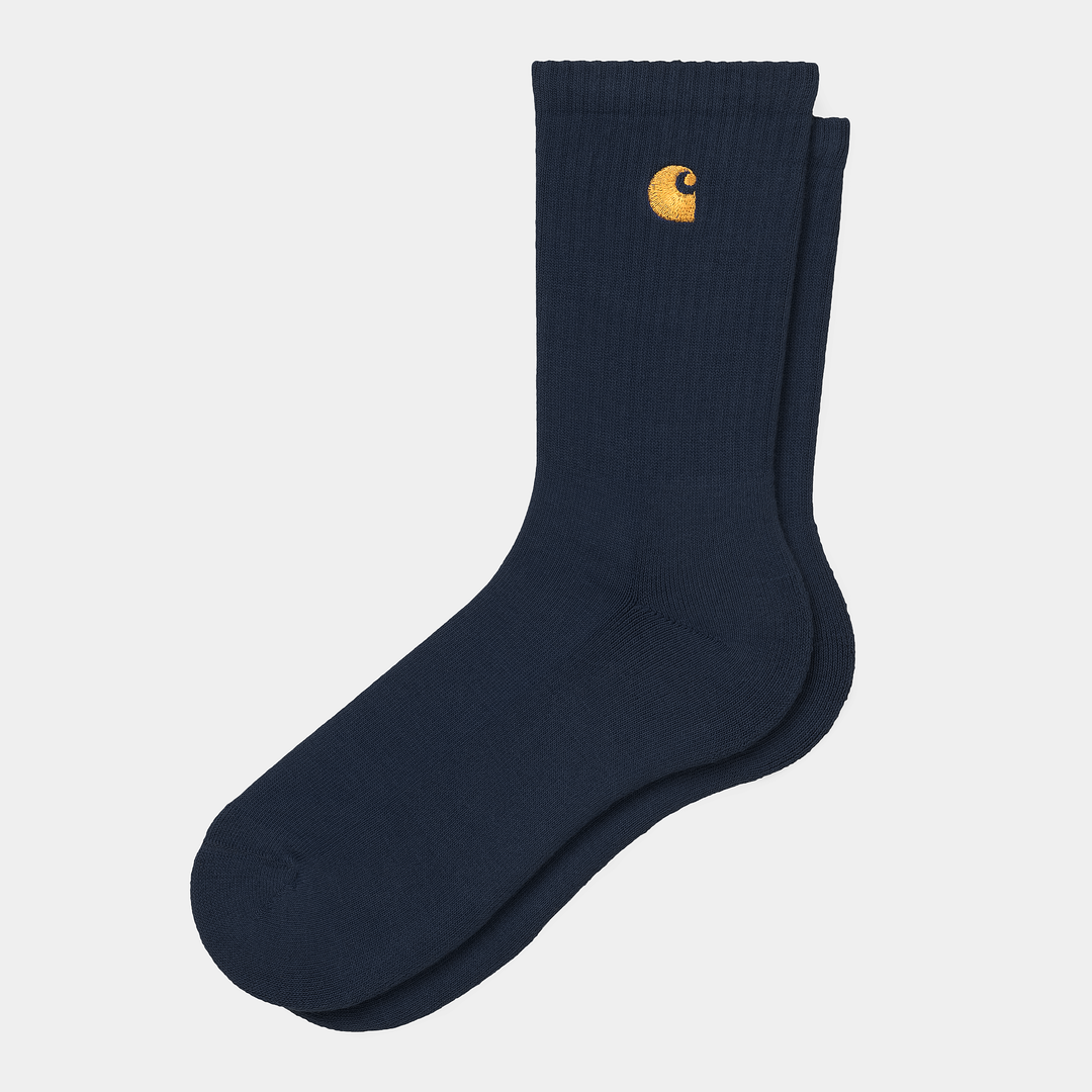 Chase Socks Dark Navy / Gold