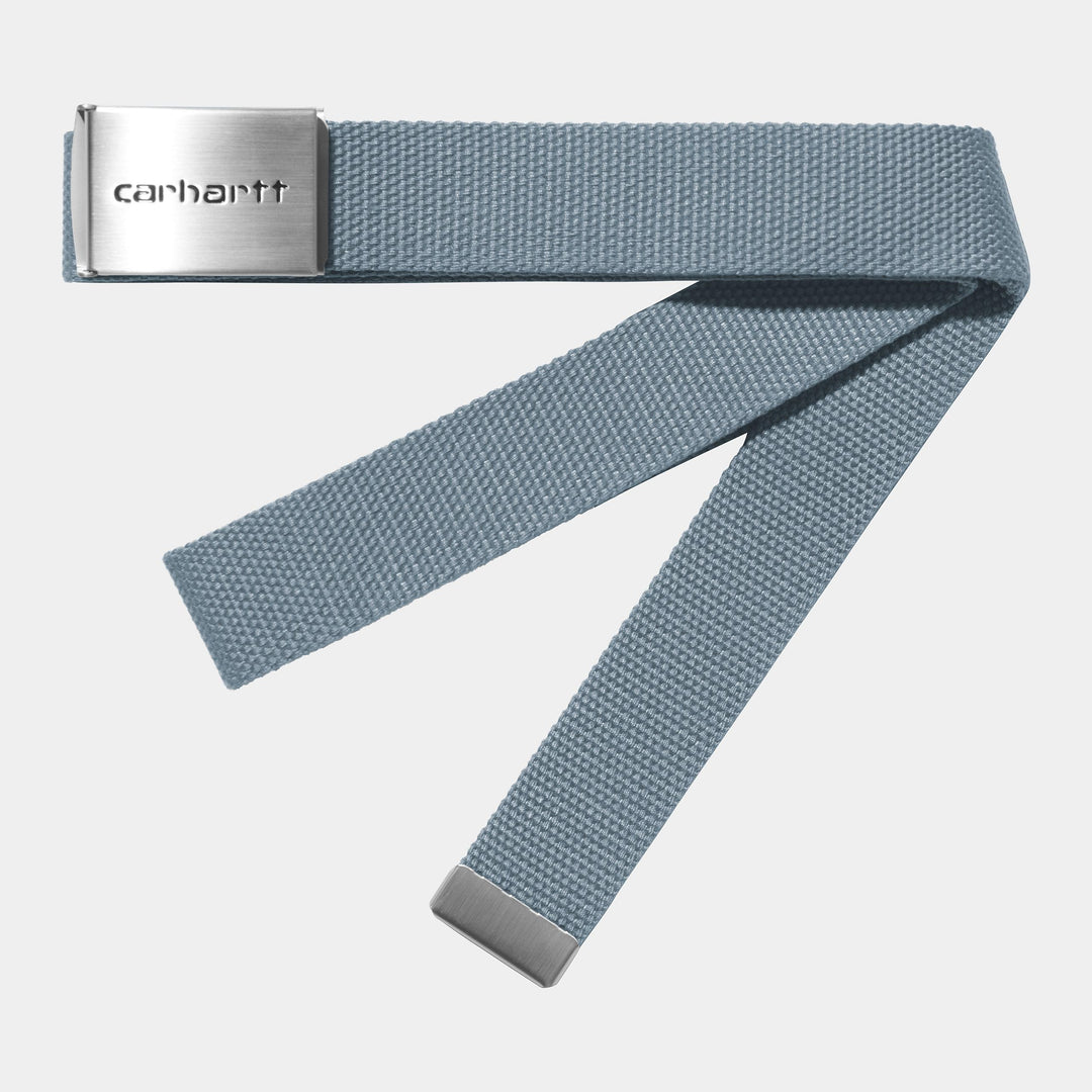 Clip Belt Chrome Frosted Blue / ---