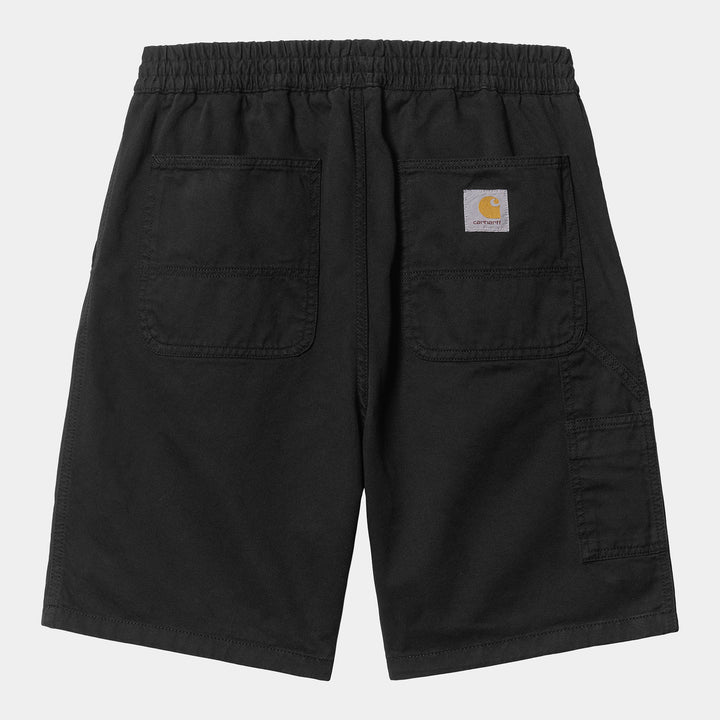 Flint Short Black Garment Dyed