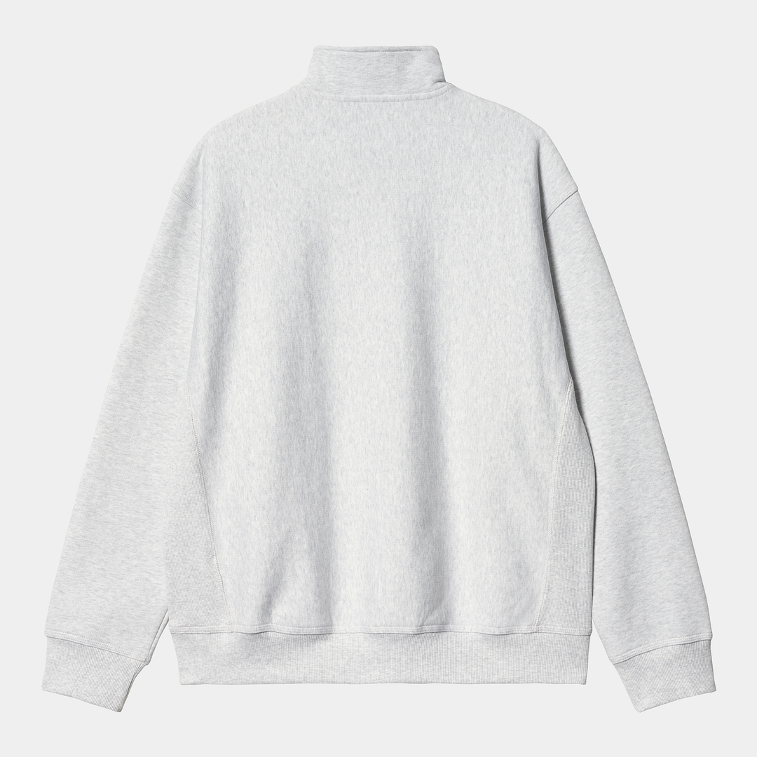 Half Zip American Script Sweat Ash Heather - The Road 1380