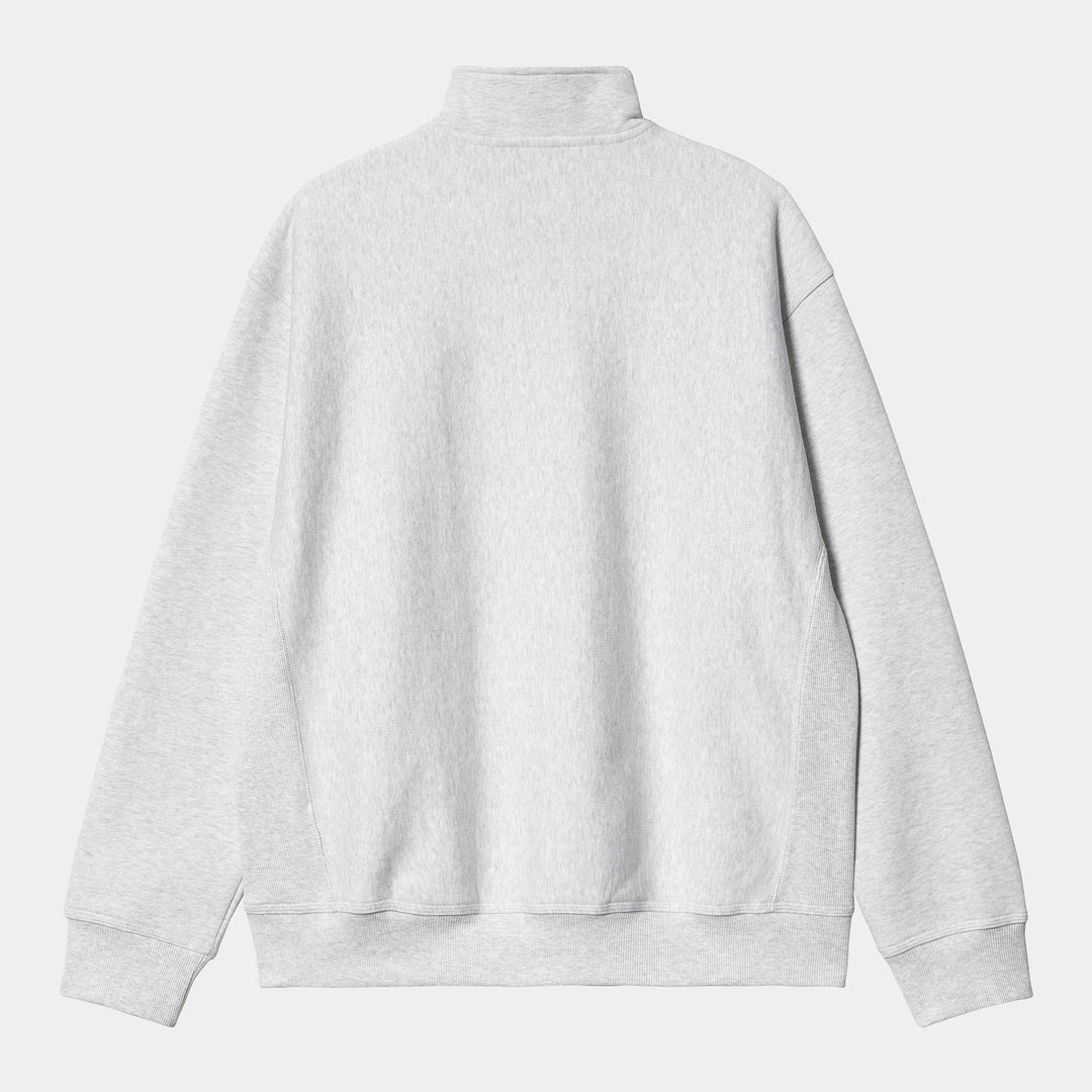 Half Zip American Script Sweat Ash Heather - The Road 1380