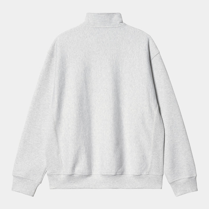 Half Zip American Script Sweat Ash Heather - The Road 1380