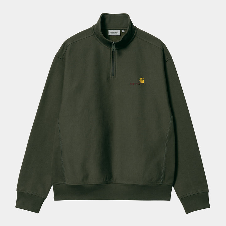 Half Zip American Script Sweat Plant