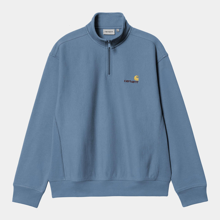 Half Zip American Script Sweat Sorrent / ---