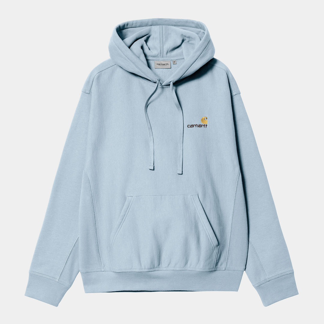 Hooded American Script Sweat Frosted Blue / ---