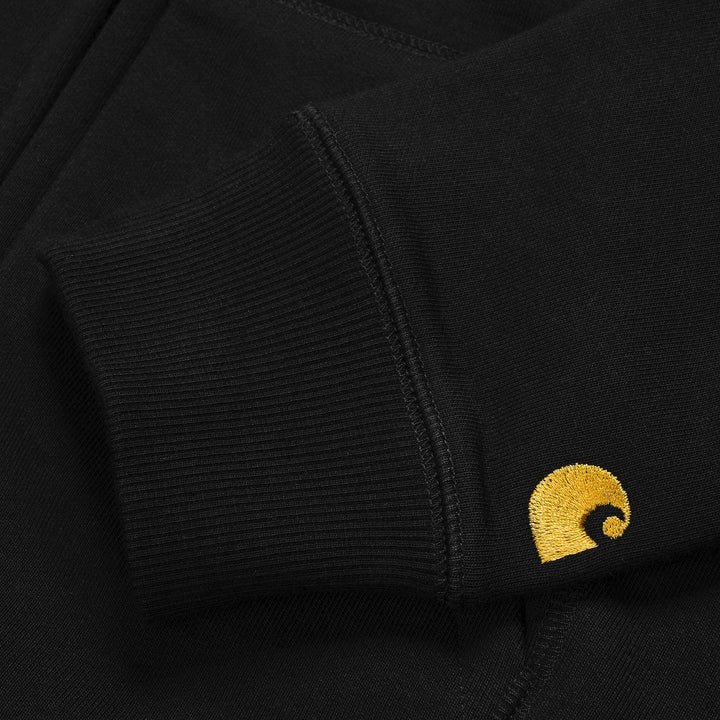 Hooded Chase Jacket Black / Gold