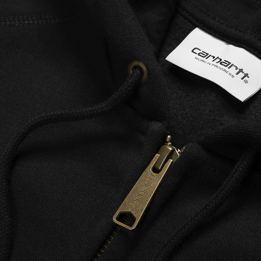 Hooded Chase Jacket Black / Gold