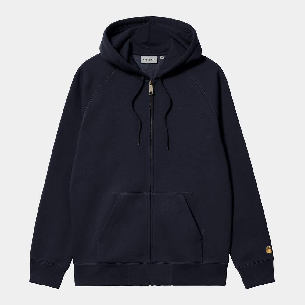 Hooded Chase Jacket Dark Navy / Gold - The Road 1380