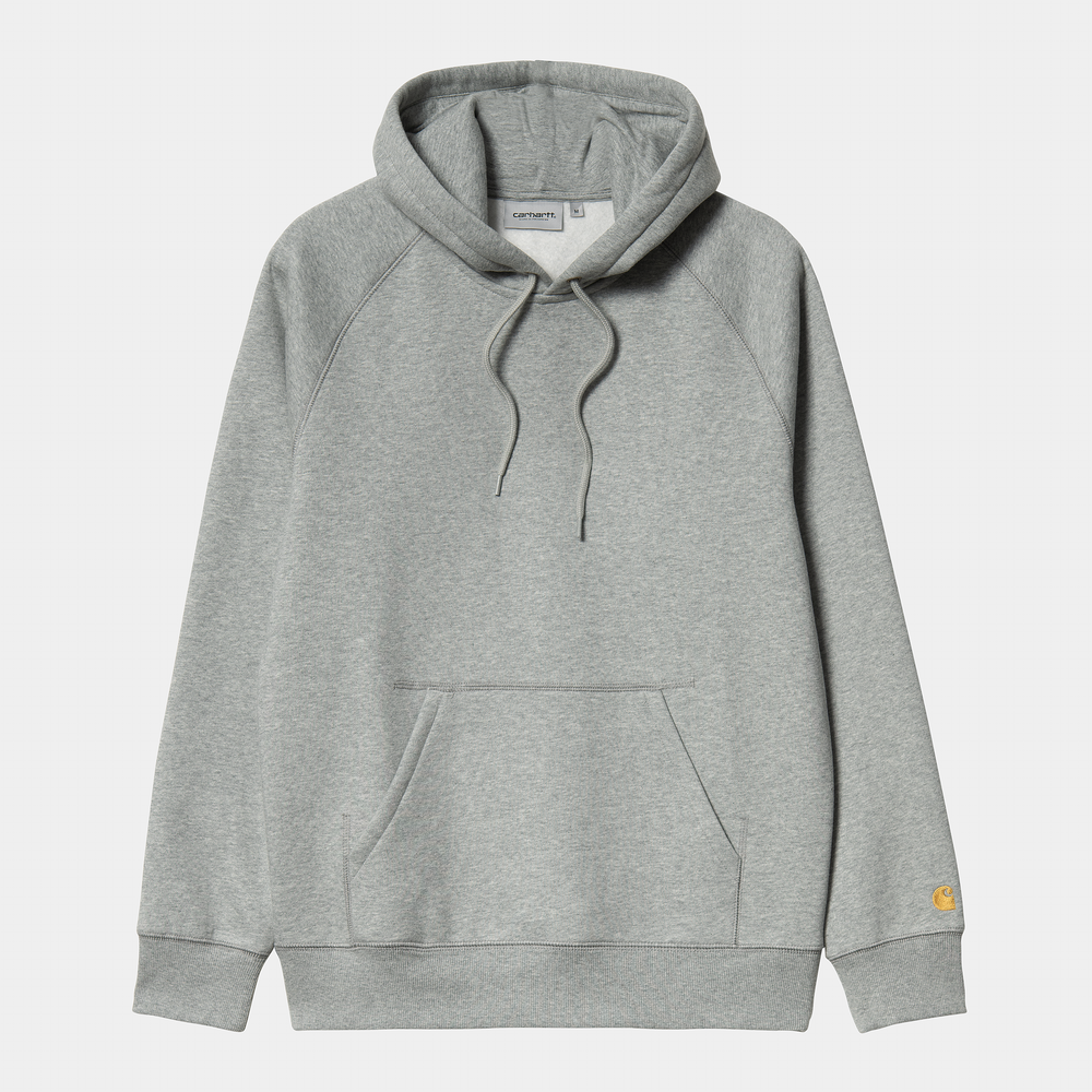 Hooded Chase Sweat Grey Heather / Gold - The Road 1380