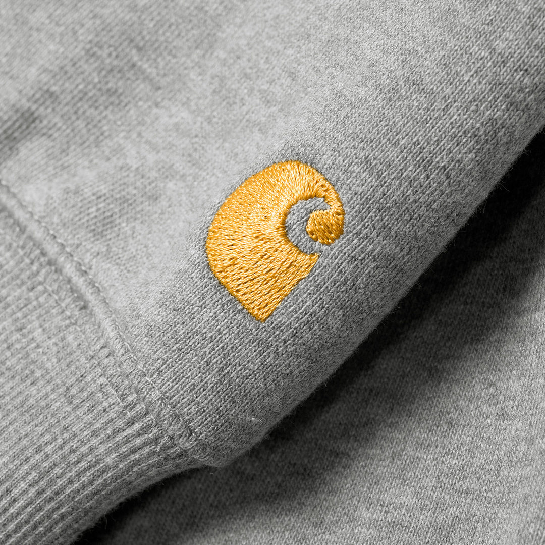 Hooded Chase Sweat Grey Heather / Gold