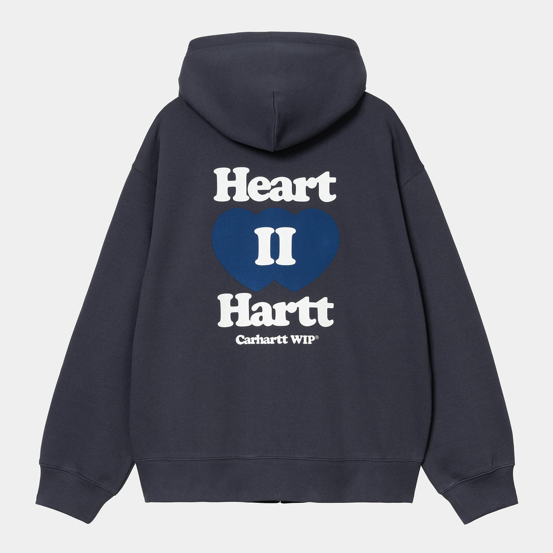 Hooded Heart Ii Hartt Sweat Jacket Blue