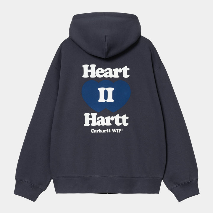 Hooded Heart Ii Hartt Sweat Jacket Blue