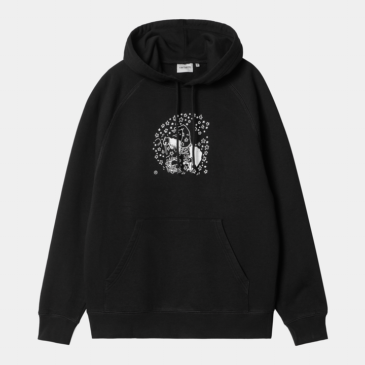 Hooded Hocus Pocus Sweat Black / White