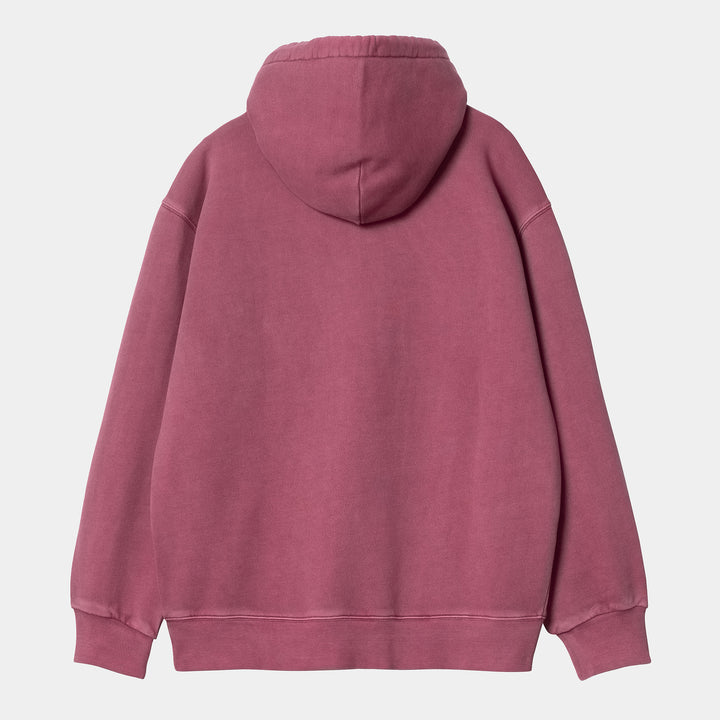 Hooded Nelson Sweat Magenta / Garment Dyed