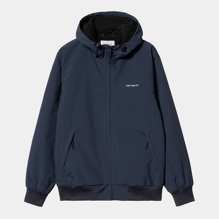 Hooded Sail Jacket Air Force Blue / White