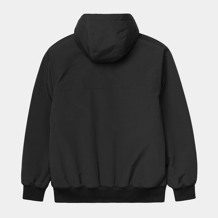 Hooded Sail Jacket Black / White