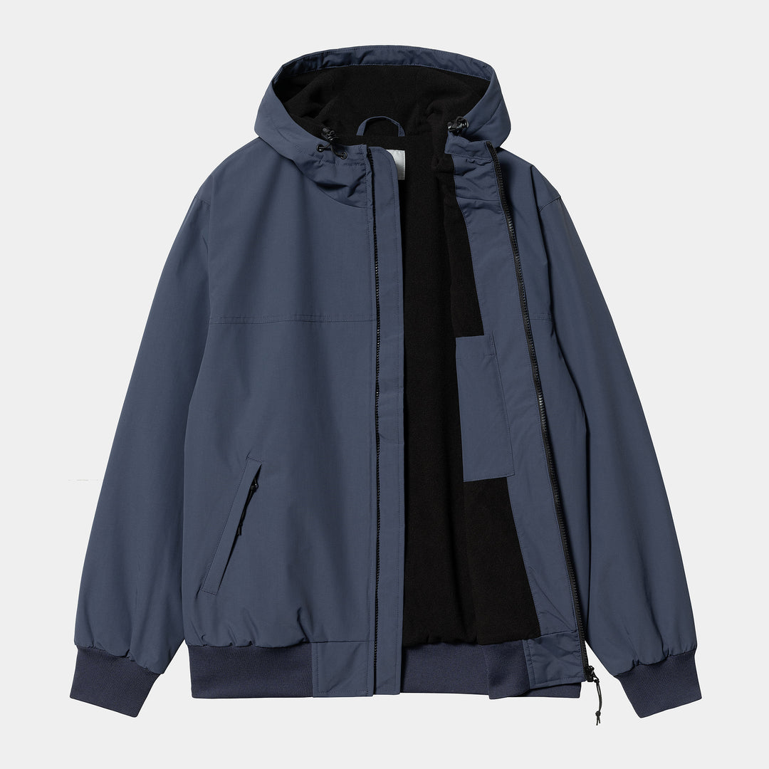 Hooded Sail Jacket Blue / White