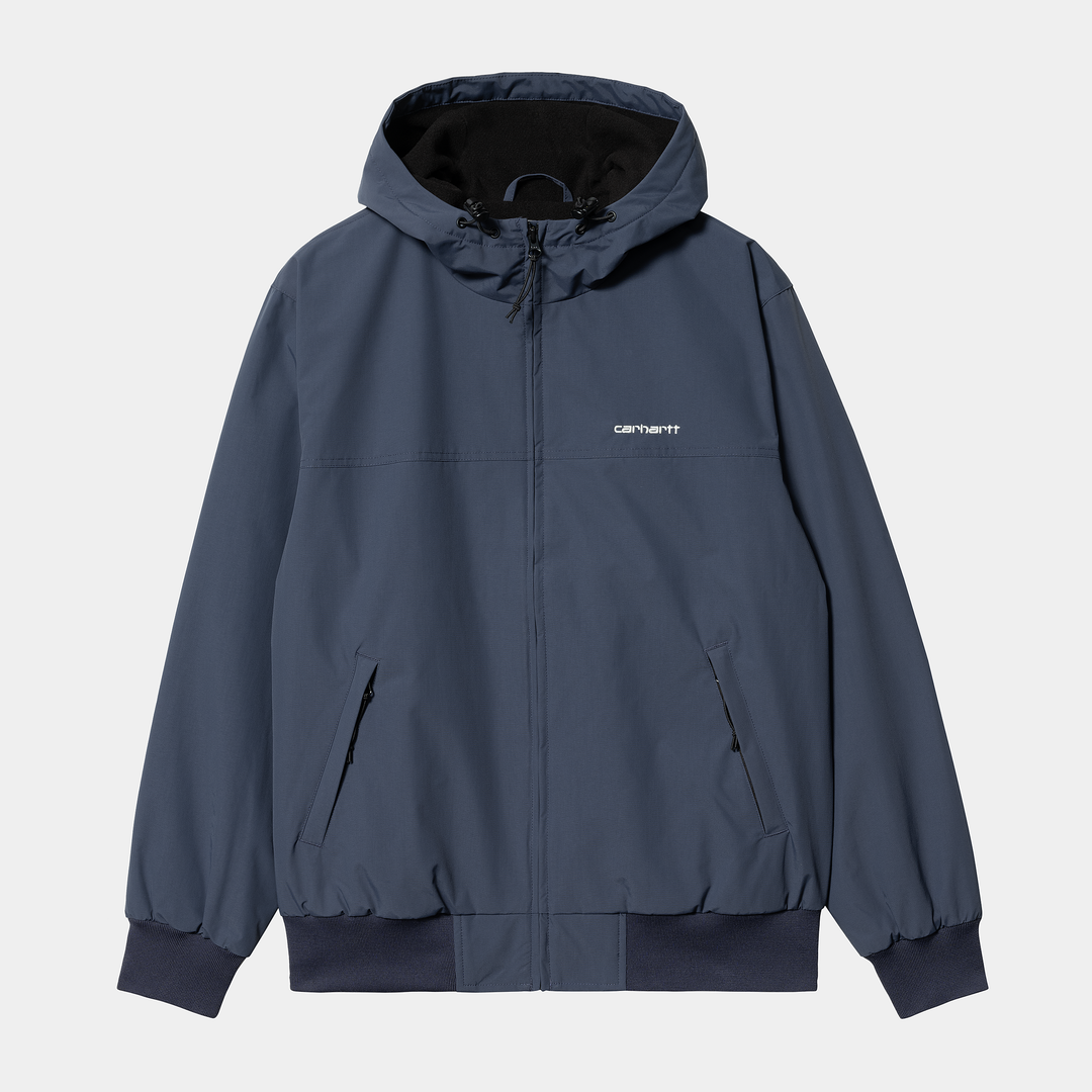 Hooded Sail Jacket Blue / White