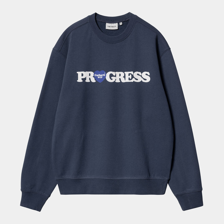 I Heart Progress Sweat Blue