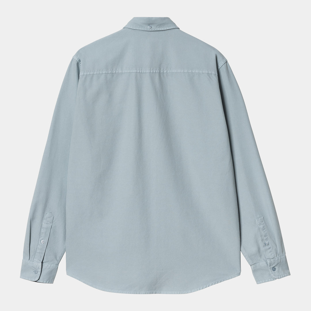 L/S Bolton Shirt Dusty Ice / Garment Dyed