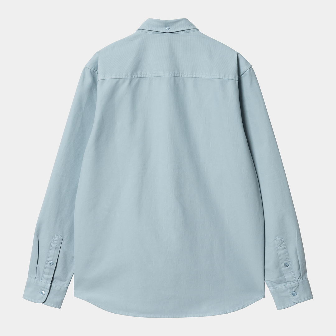 L/S Bolton Shirt Frosted Blue / Garment Dyed