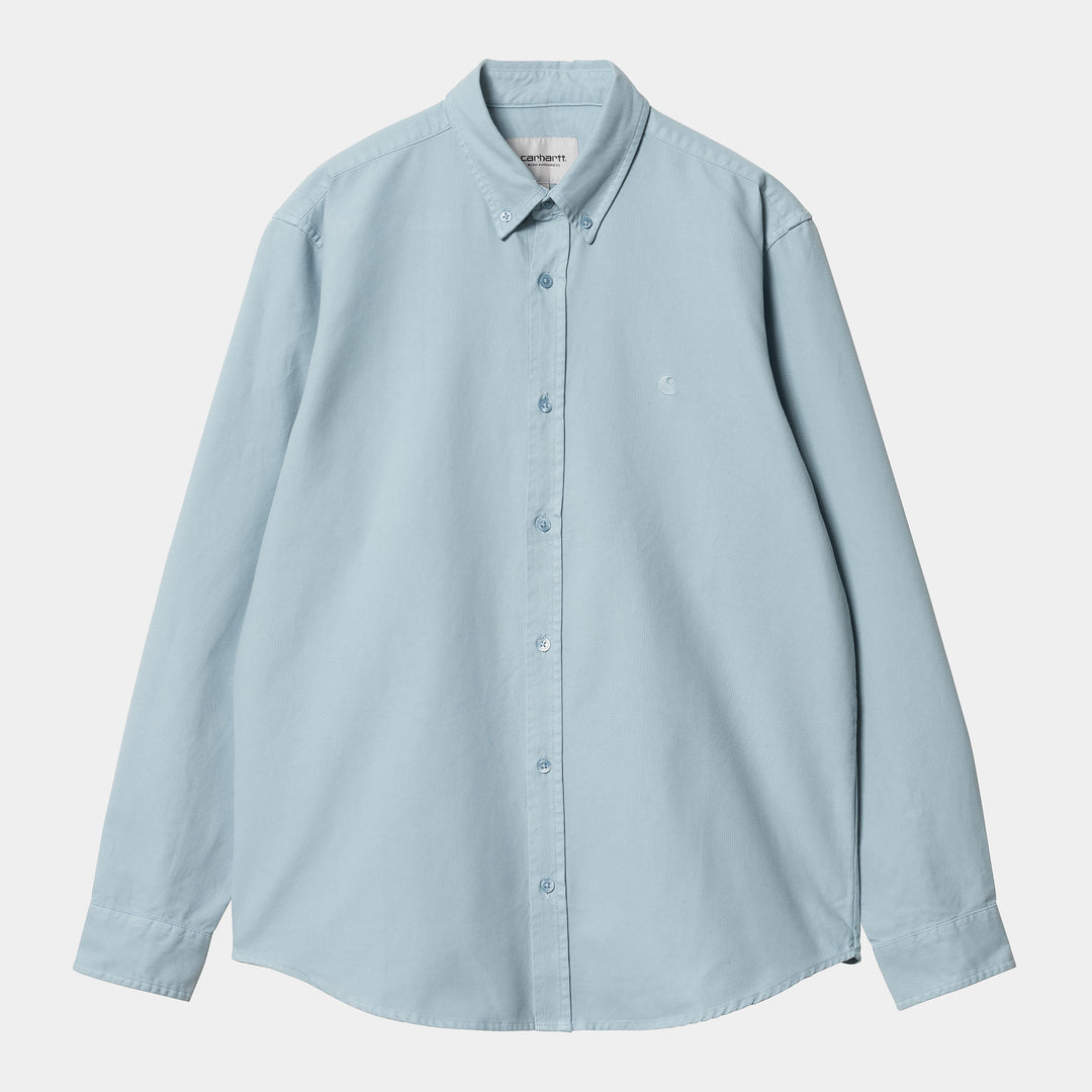 L/S Bolton Shirt Frosted Blue / Garment Dyed