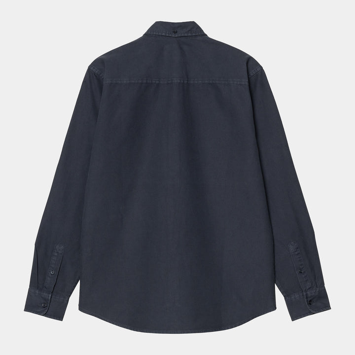L/S Bolton Shirt Mizar Garment Dyed