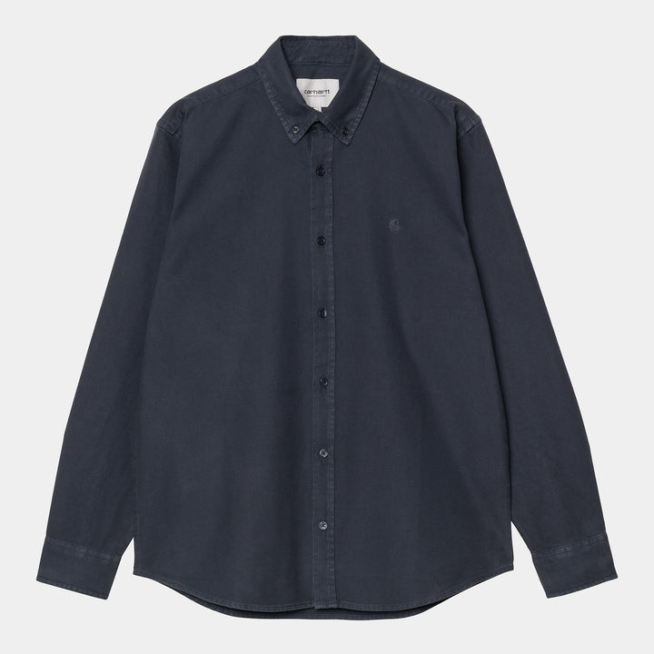 L/S Bolton Shirt Mizar Garment Dyed