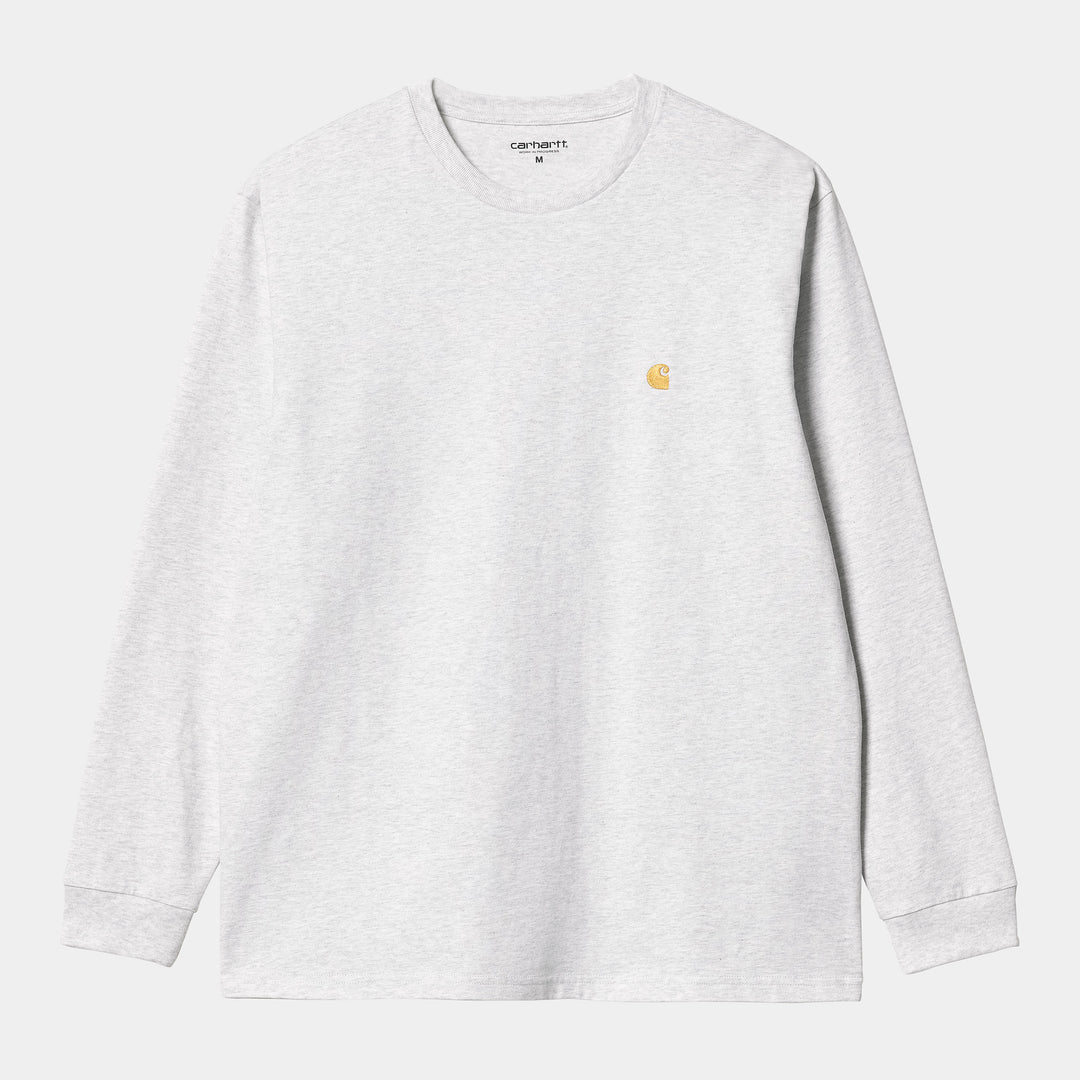 L/S Chase T-shirt Ash Heather / Gold