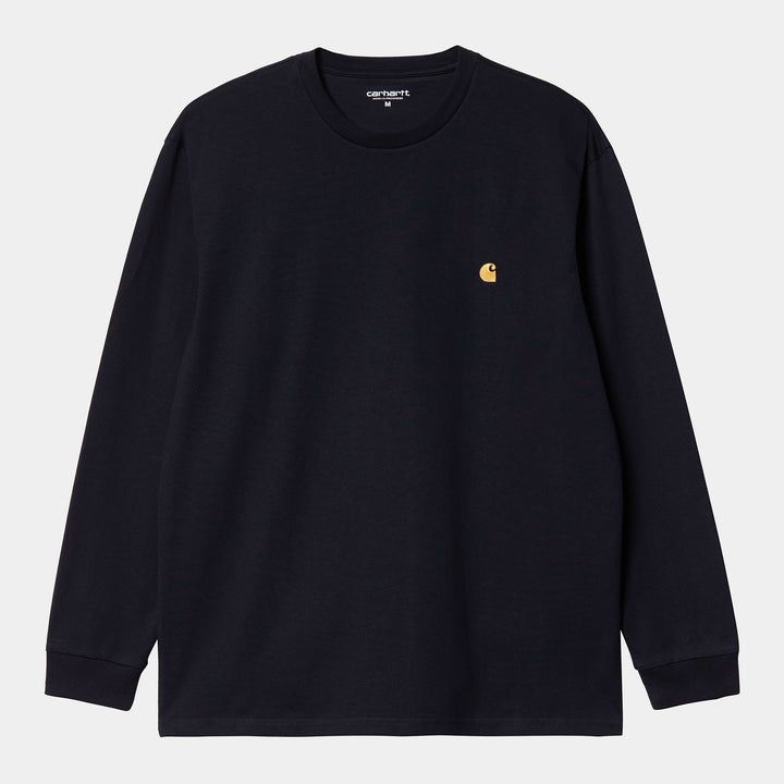 L/S Chase T-shirt Dark Navy / Gold