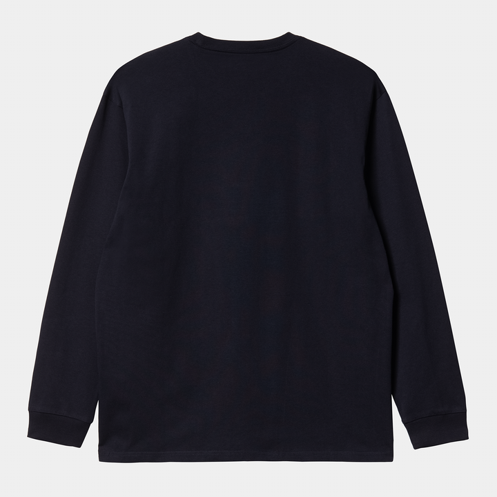 L/S Chase T-shirt Dark Navy / Gold - The Road 1380