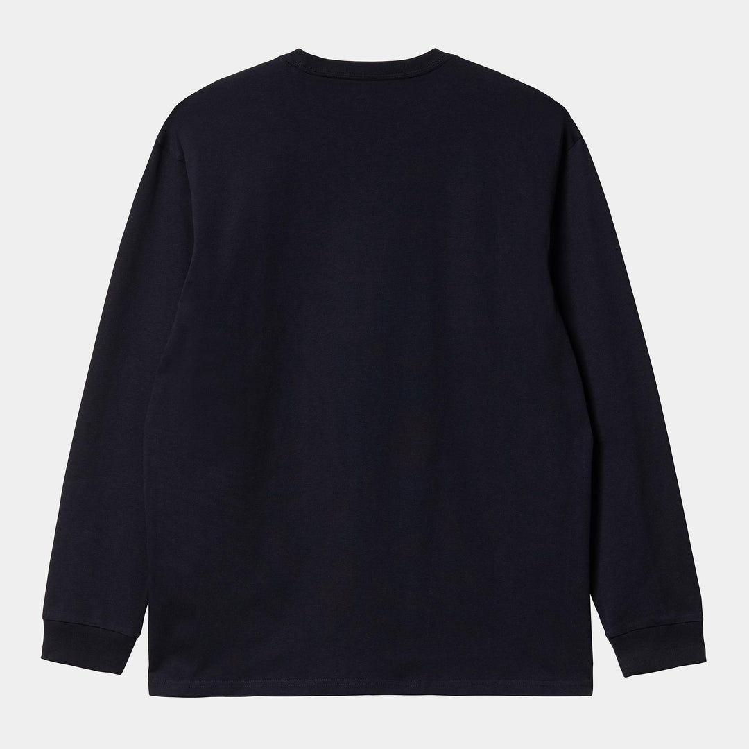 L/S Chase T-shirt Dark Navy / Gold - The Road 1380